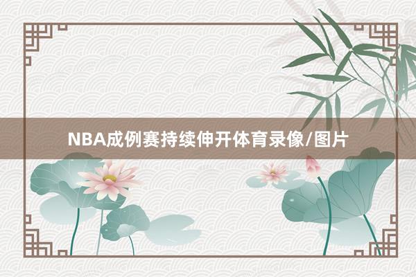 NBA成例赛持续伸开体育录像/图片