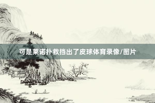 可是莱诺扑救挡出了皮球体育录像/图片