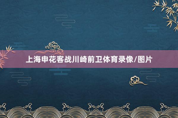 上海申花客战川崎前卫体育录像/图片