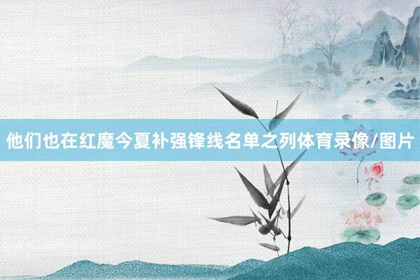 他们也在红魔今夏补强锋线名单之列体育录像/图片