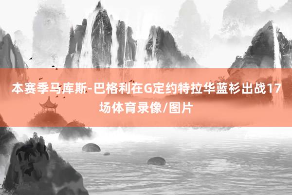 本赛季马库斯-巴格利在G定约特拉华蓝衫出战17场体育录像/图片