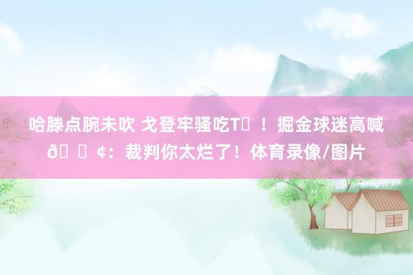 哈滕点腕未吹 戈登牢骚吃T☹！掘金球迷高喊📢：裁判你太烂了！体育录像/图片