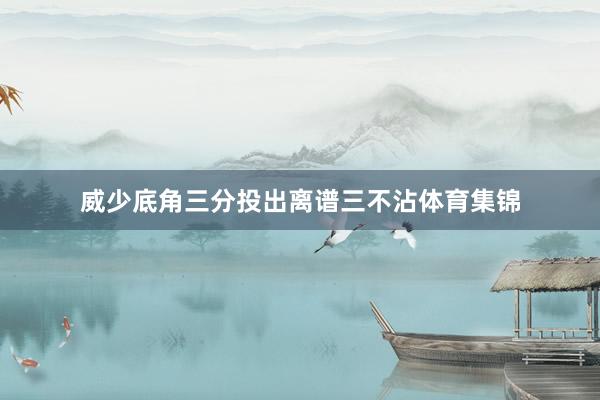 威少底角三分投出离谱三不沾体育集锦