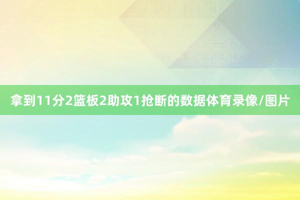 拿到11分2篮板2助攻1抢断的数据体育录像/图片
