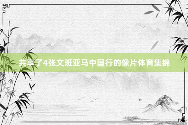 共享了4张文班亚马中国行的像片体育集锦