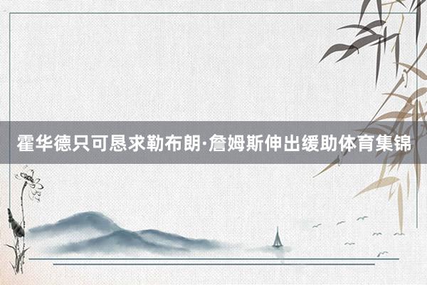 霍华德只可恳求勒布朗·詹姆斯伸出缓助体育集锦