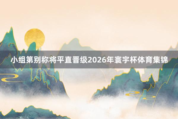 小组第别称将平直晋级2026年寰宇杯体育集锦