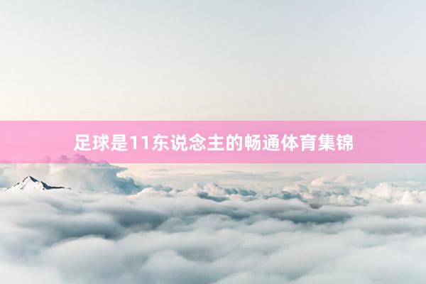 足球是11东说念主的畅通体育集锦