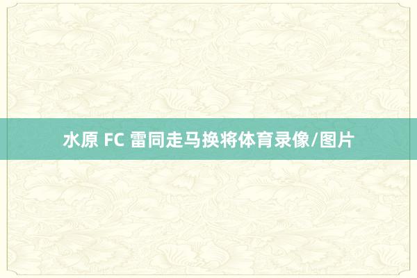水原 FC 雷同走马换将体育录像/图片