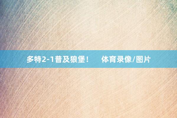 多特2-1普及狼堡！    体育录像/图片