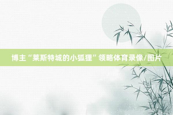 博主“莱斯特城的小狐狸”领略体育录像/图片