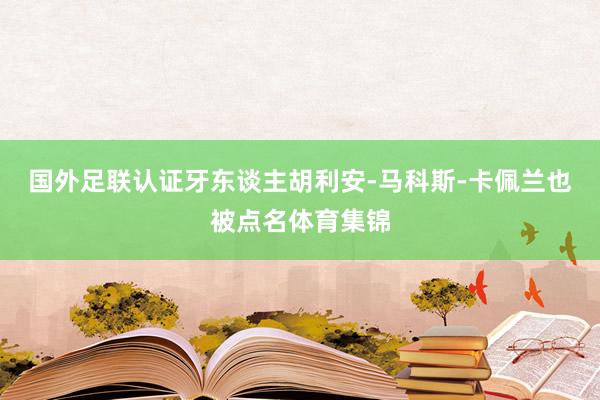 国外足联认证牙东谈主胡利安-马科斯-卡佩兰也被点名体育集锦